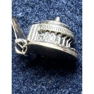 Sterling Silver Catalina Casino Charm with Dancing Couple